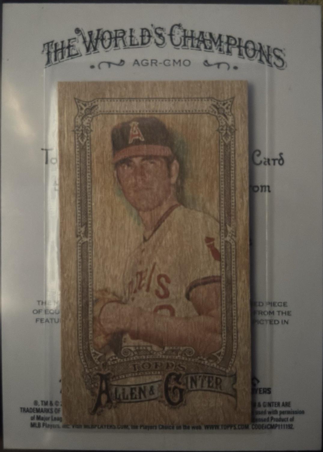 Nolan Ryan [Wood Mini] #63