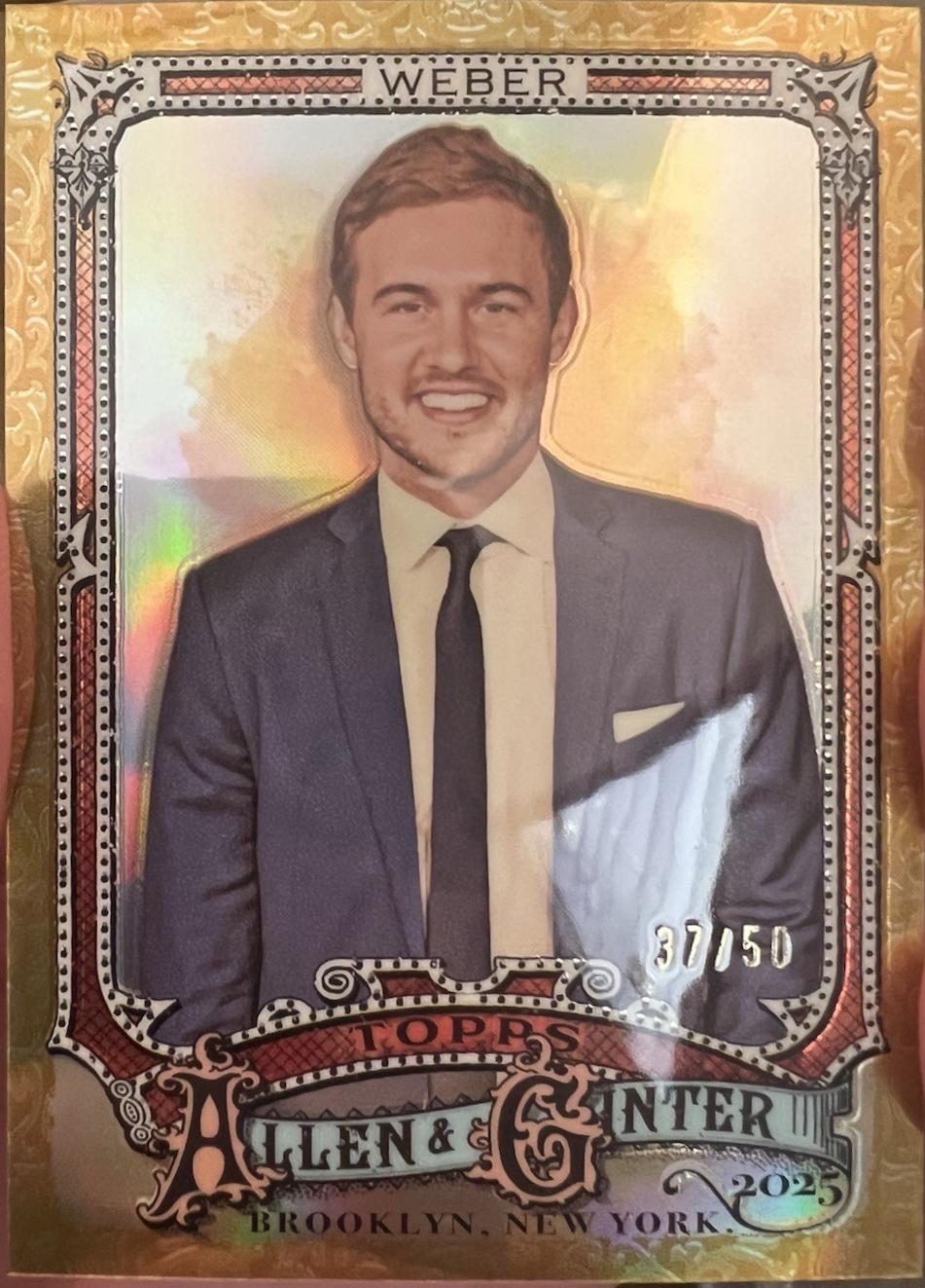 Peter Weber [Gold Refractor Chrome Variation] #263