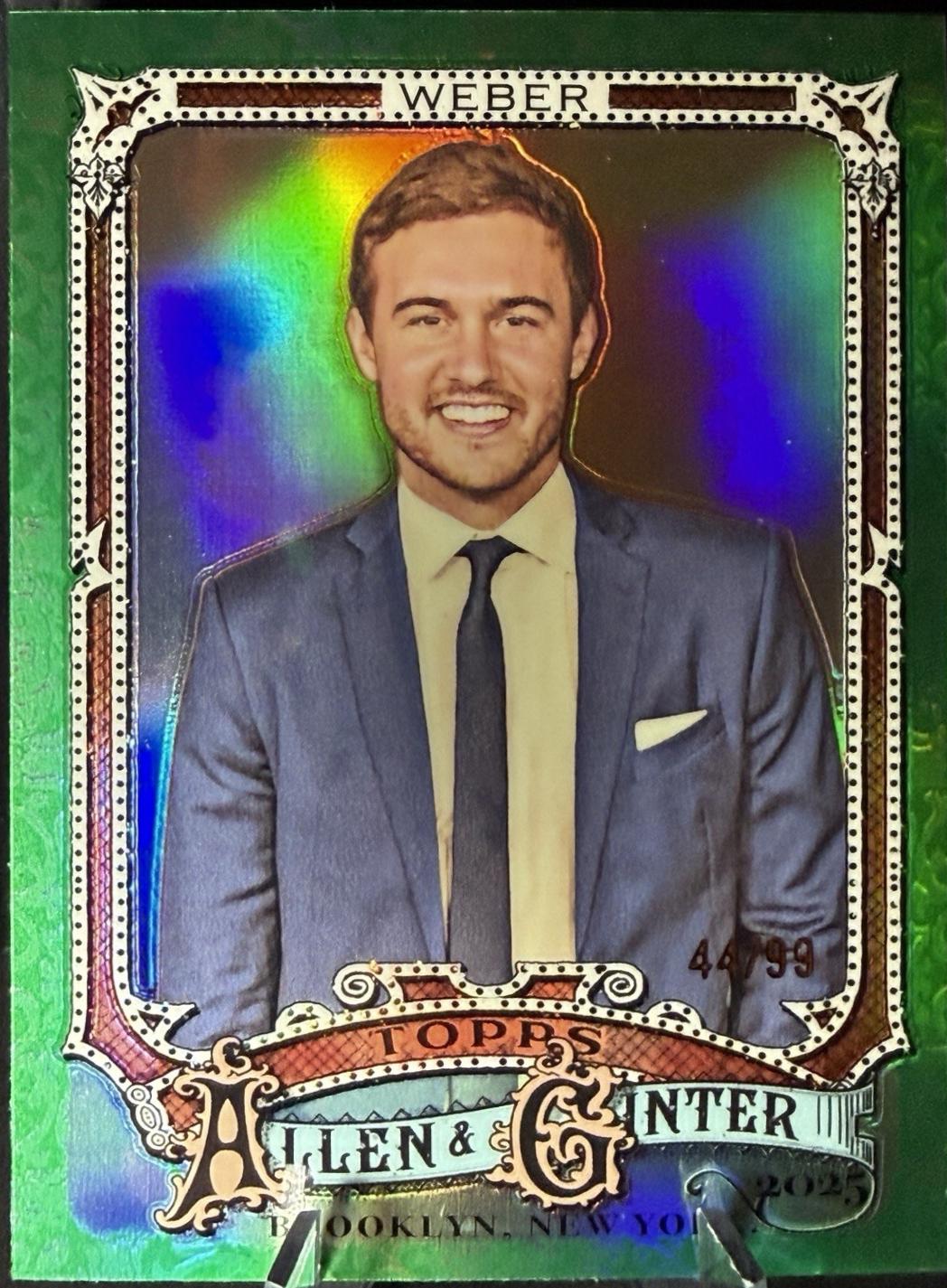 Peter Weber [Green Refractor Chrome Variation] #263