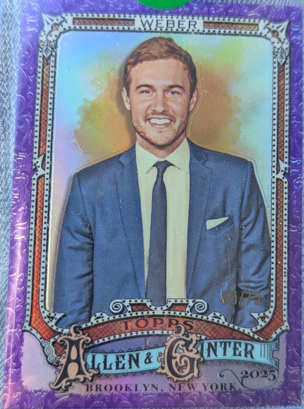 Peter Weber [Purple Foil] #263
