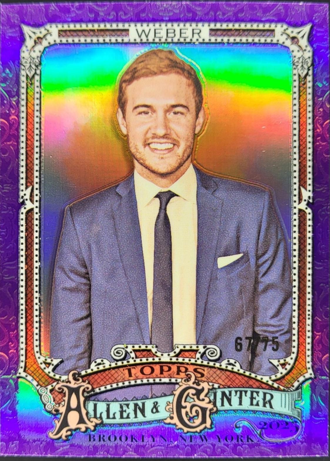 Peter Weber [Purple Refractor Chrome Variation] #263