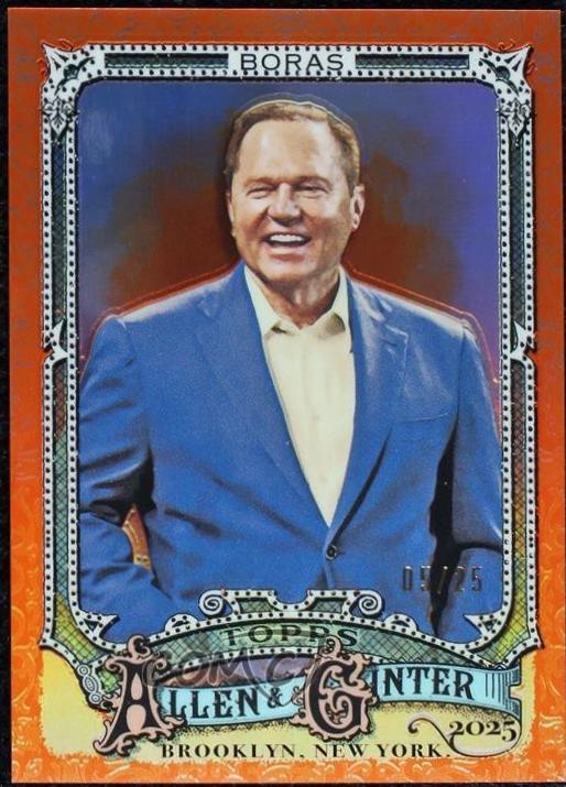 Scott Boras [Orange Refractor Chrome Variation] #271