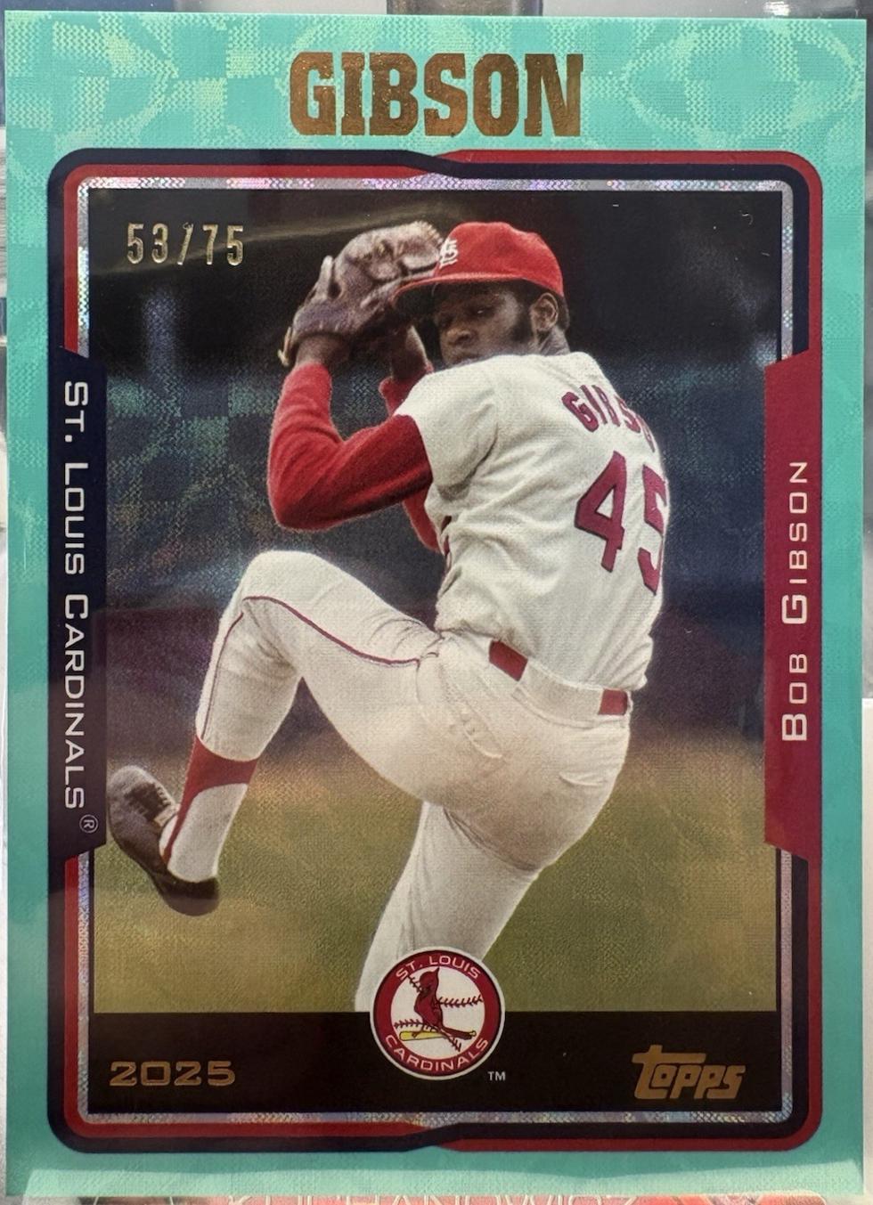 Bob Gibson [Aqua] #297
