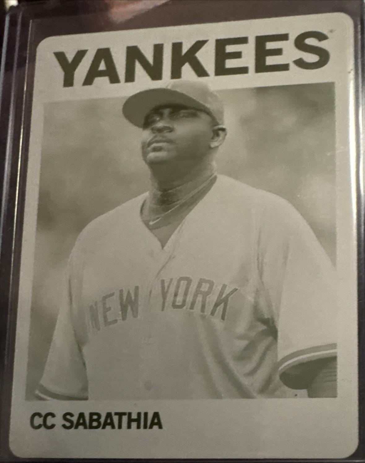 CC Sabathia [Printing Plate] #15
