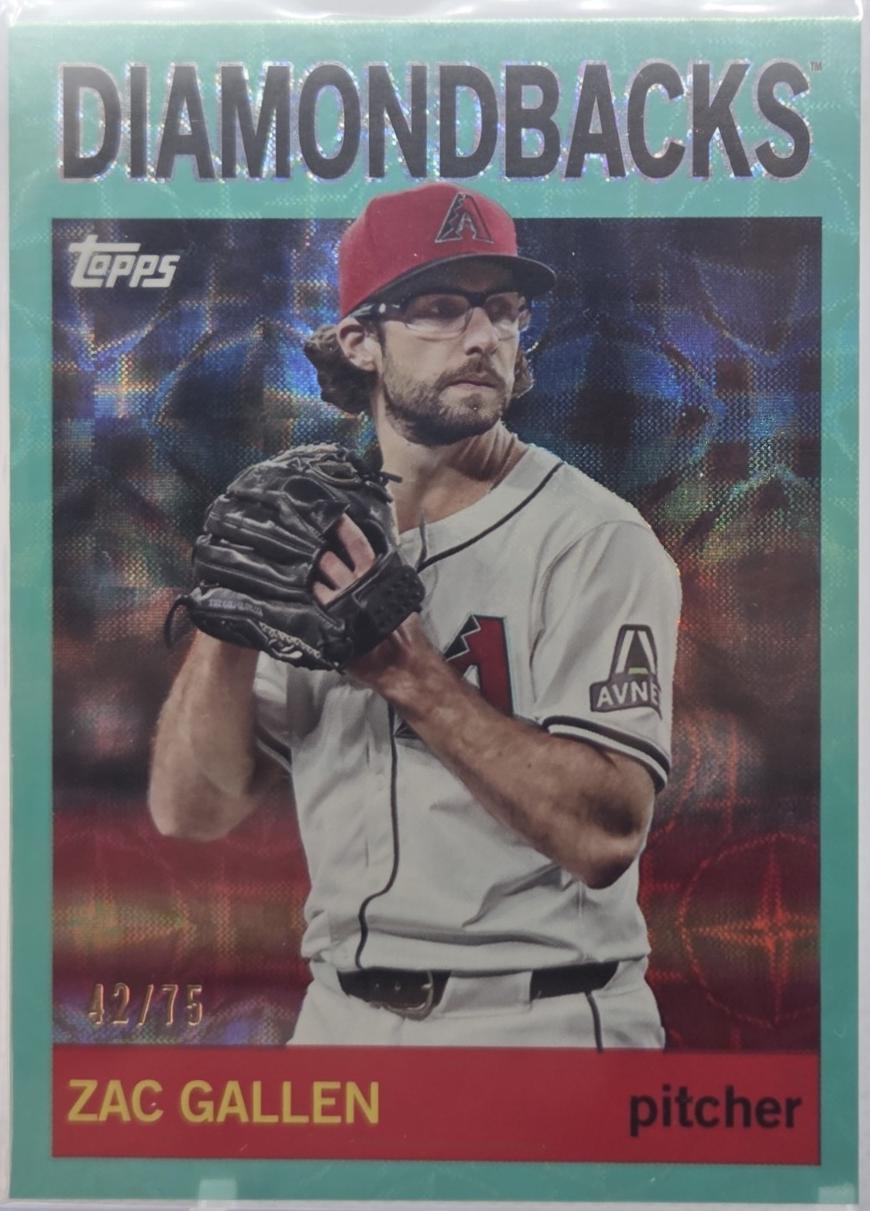 Zac Gallen [Aqua] #54