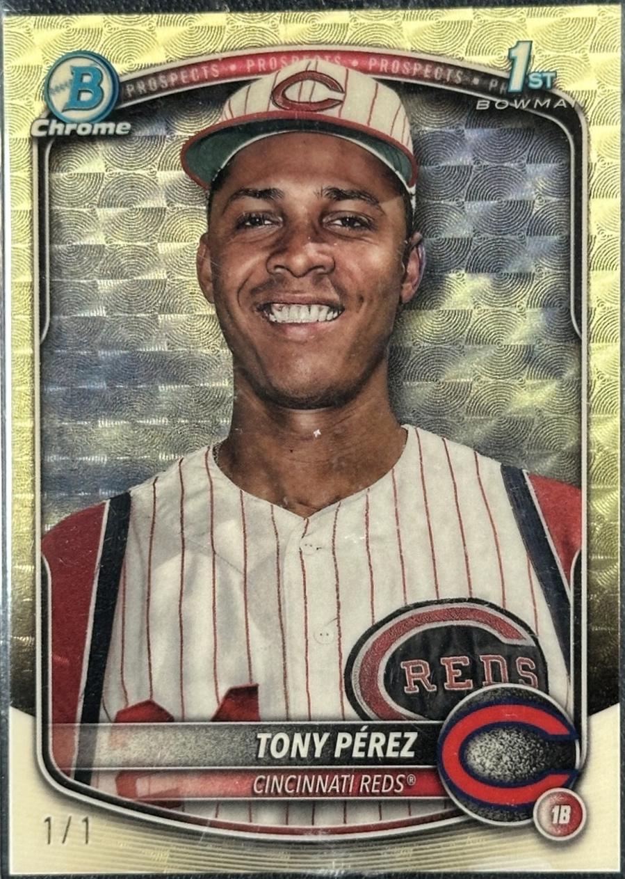 Tony Perez [SuperFractor Retrofractor] #BCP-254