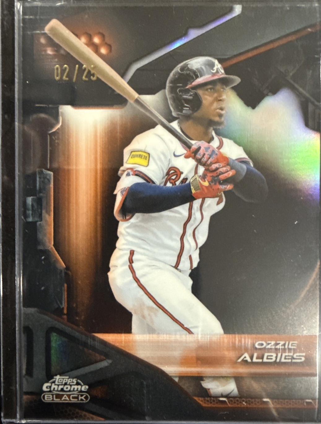 Ozzie Albies [Orange Refractor] #142