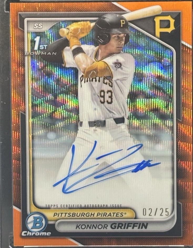 Konnor Griffin [Orange Wave Refractor] #CPA-KG
