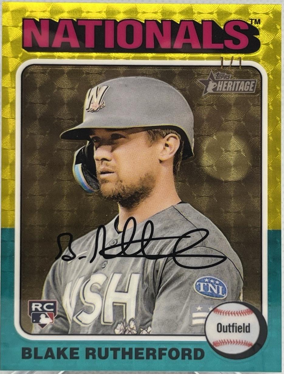 Blake Rutherford [Superfractor Chrome] #240