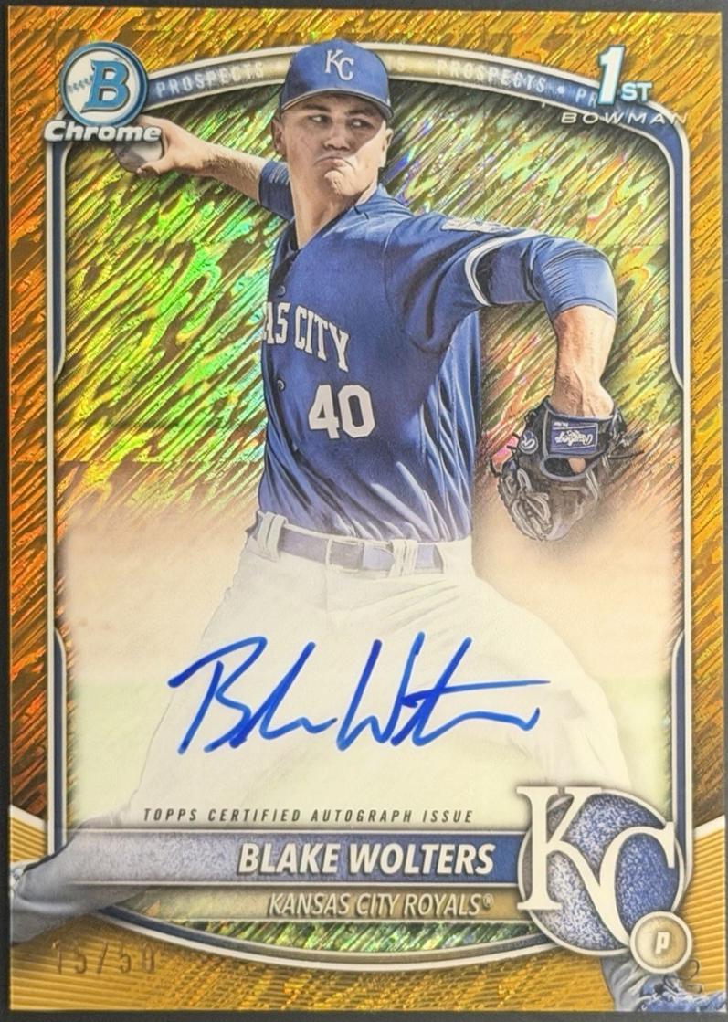 Blake Wolters [Gold Shimmer Refractor] #CPA-BW