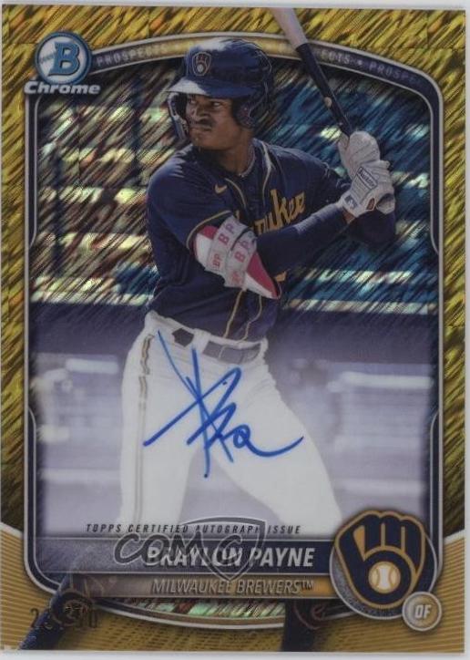 Braylon Payne [Gold Shimmer Refractor] #CPA-BP
