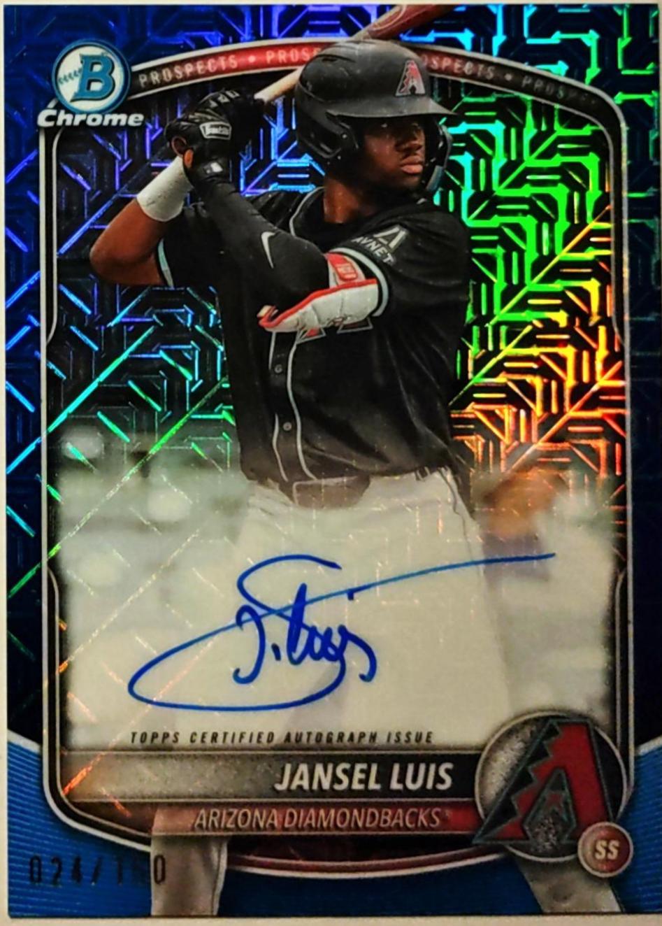 Jansel Luis [Blue Mojo Refractor] #CPA-JLU