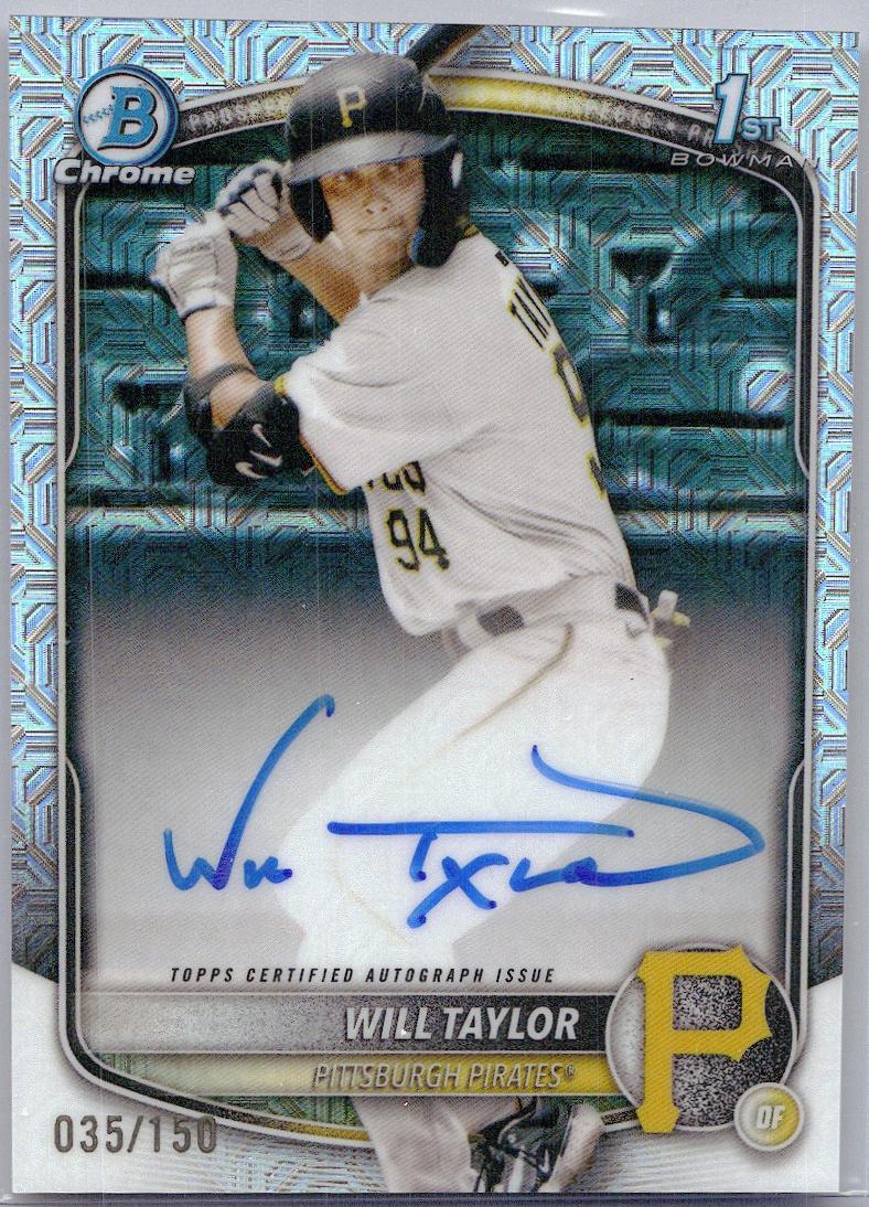 Will Taylor [Blue Mojo Refractor] #CPA-WT
