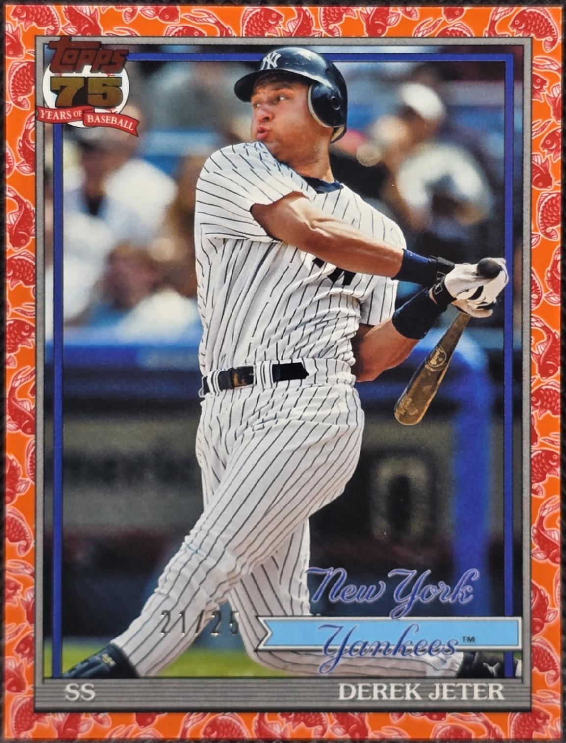 Derek Jeter [Koi Fish Orange] #T91-30