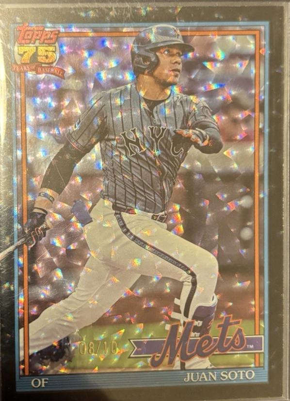Juan Soto [Black Crackleboard Foil] #T91-82