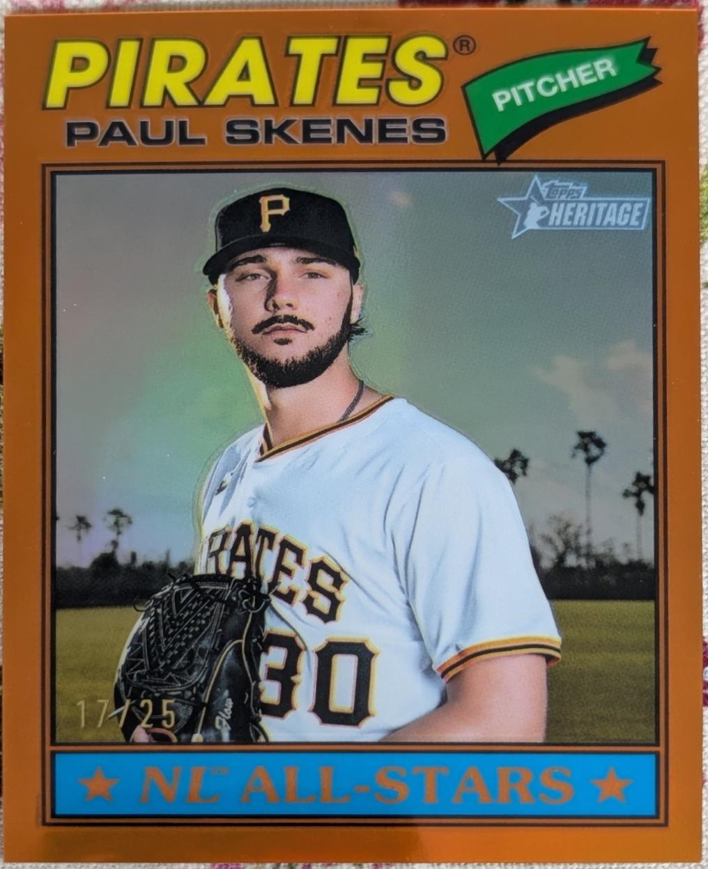 Paul Skenes [Orange Bordered Chrome] #33