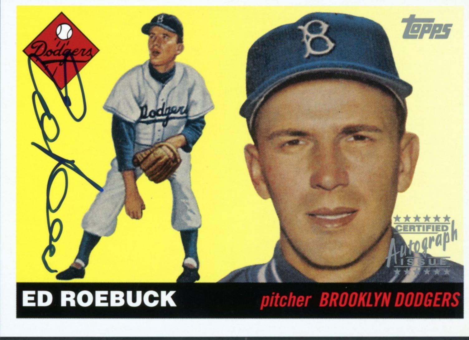 Ed Roebuck [Autograph] #DBA-ER