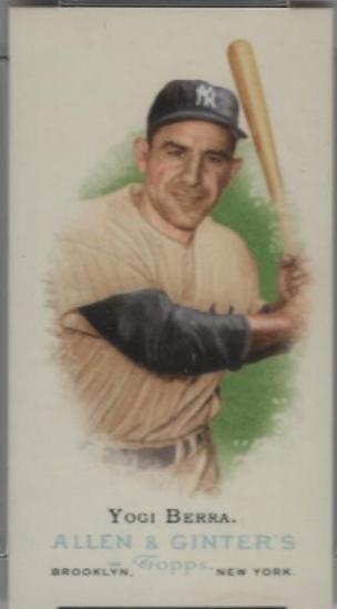 Yogi Berra [Mini Allen & Ginter Back] #285