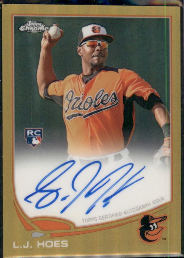 L.J. Hoes [Gold Refractor] #154