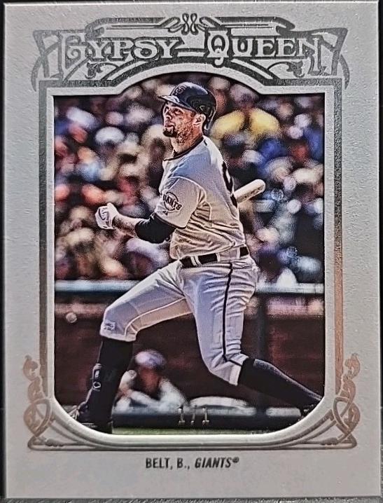 Brandon Belt [Framed Paper Silver] #17