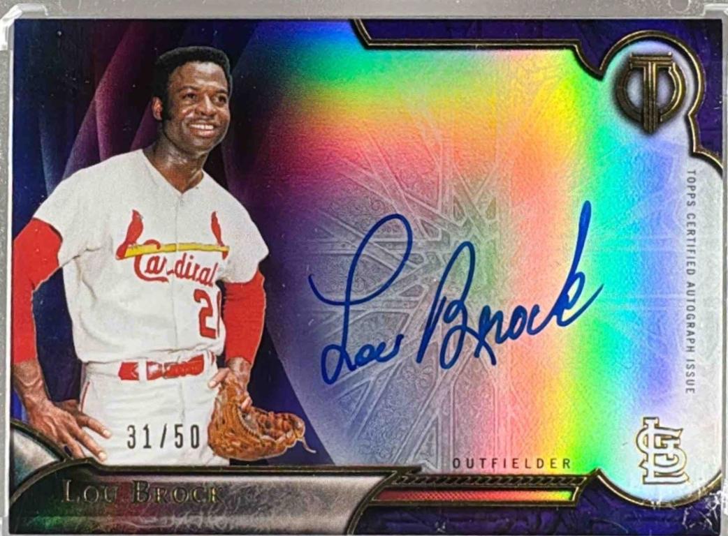 Lou Brock [Purple] #TA-LB