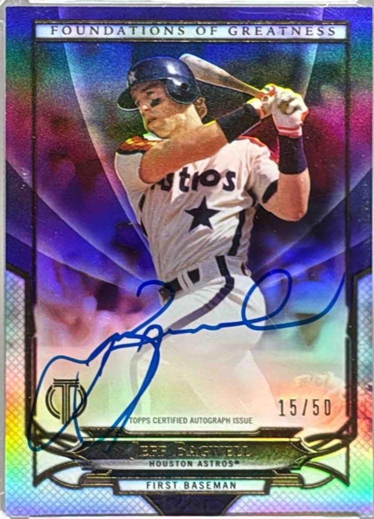 Jeff Bagwell [Purple] #THEN-JB