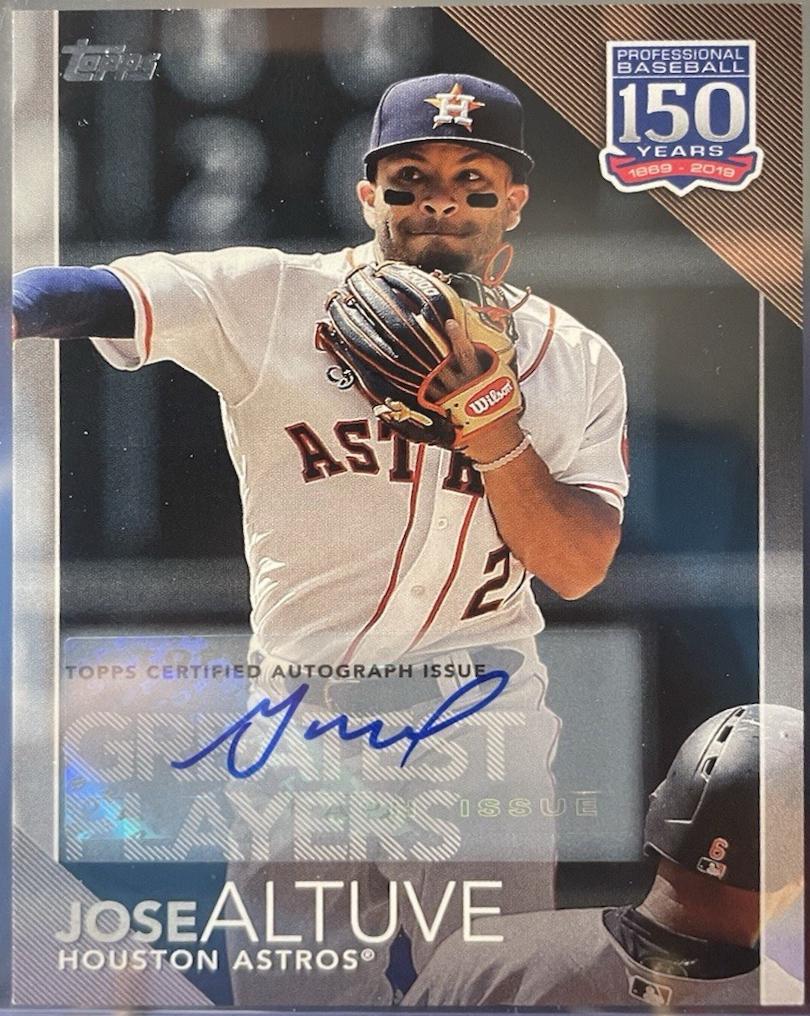 Jose Altuve [Autograph] #150-22