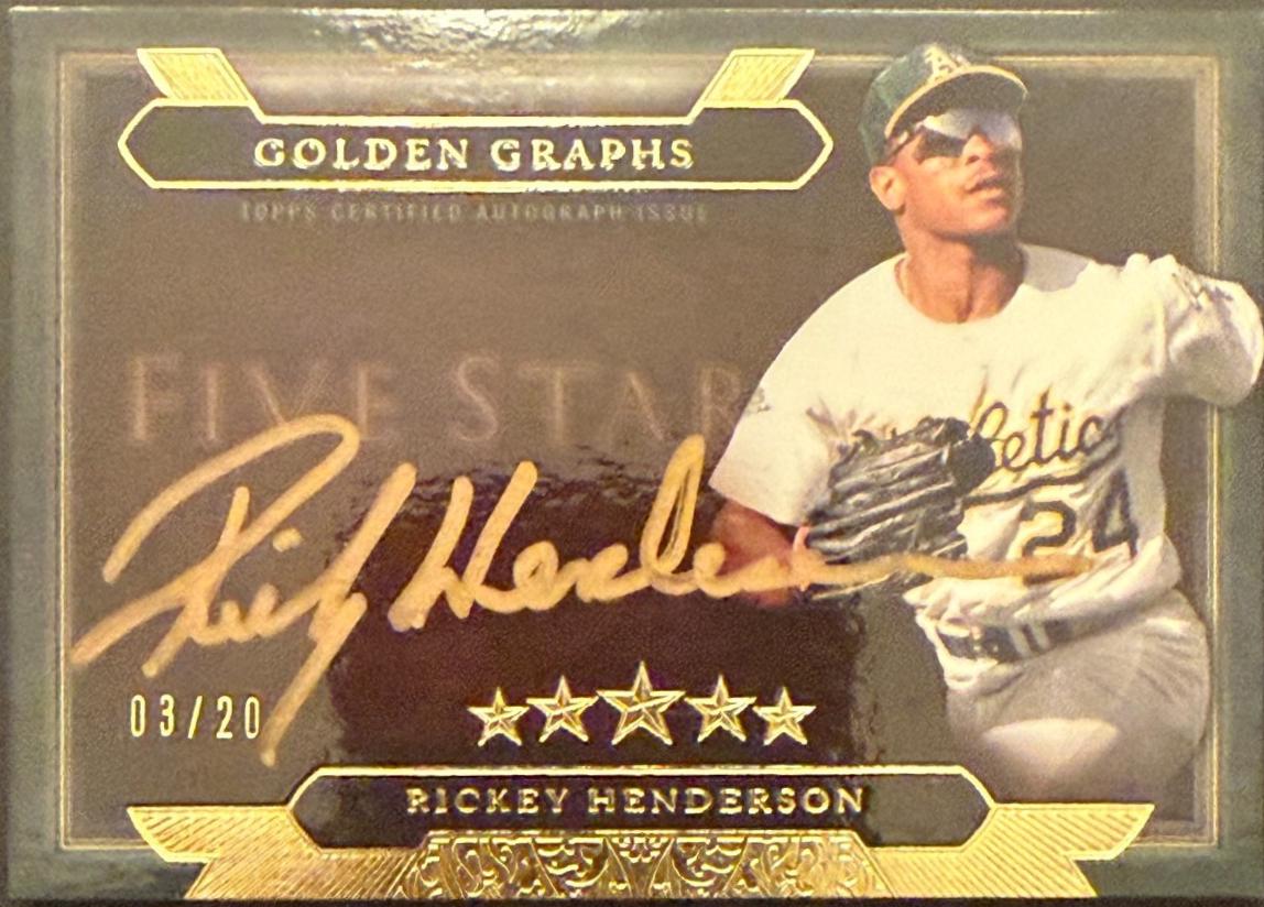 Rickey Henderson [Green] #GG-RHE