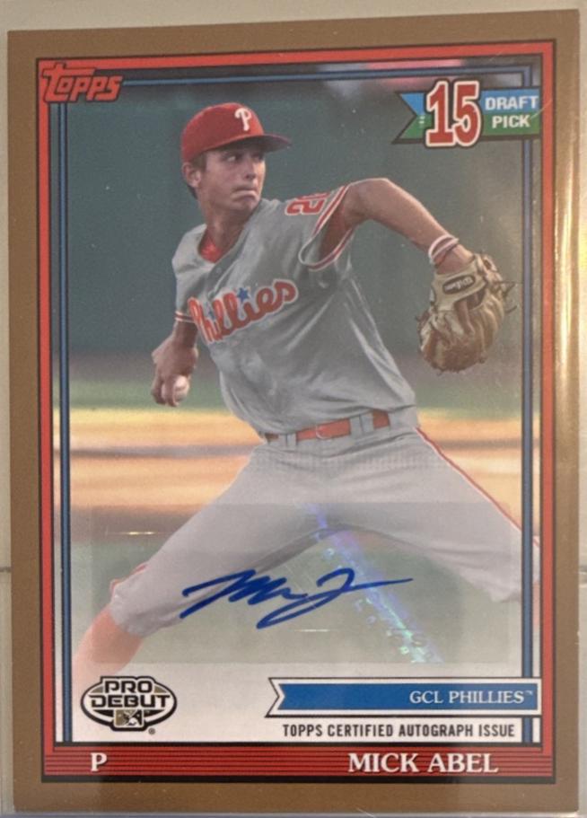 Mick Abel [Gold Autograph] #PD-165
