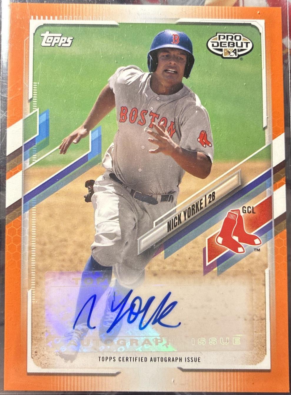 Nick Yorke [Orange Autograph] #PD-92