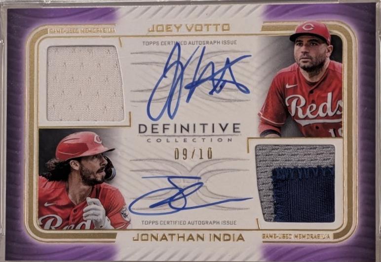Jonathan India, Joey Votto [Purple] #DAR-VIN