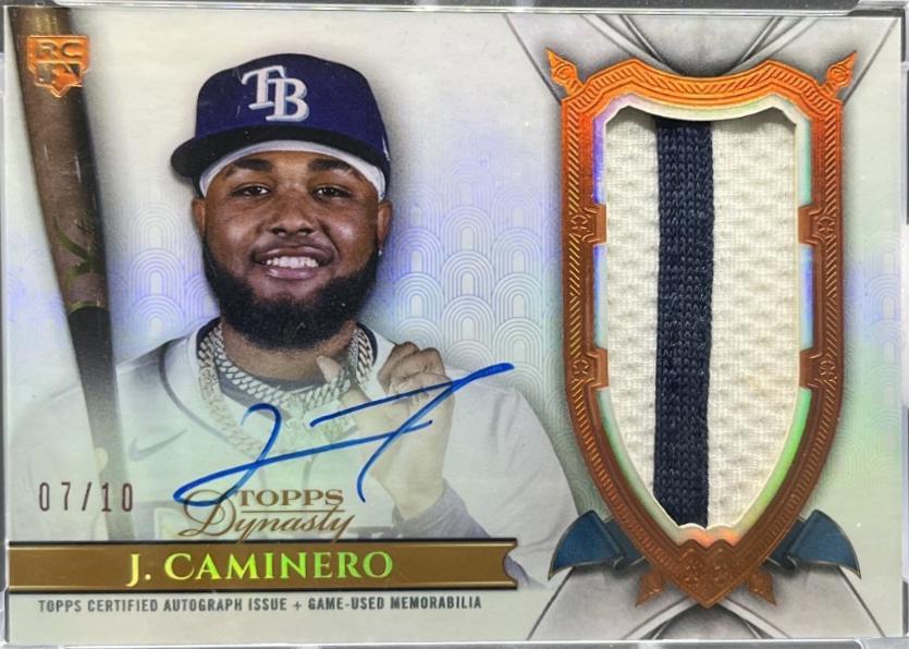 Junior Caminero [Autograph Patch] #DAP-JCA2