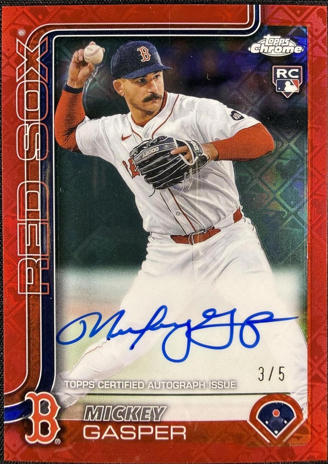 Mickey Gasper [Red Refractor] #RA-MG