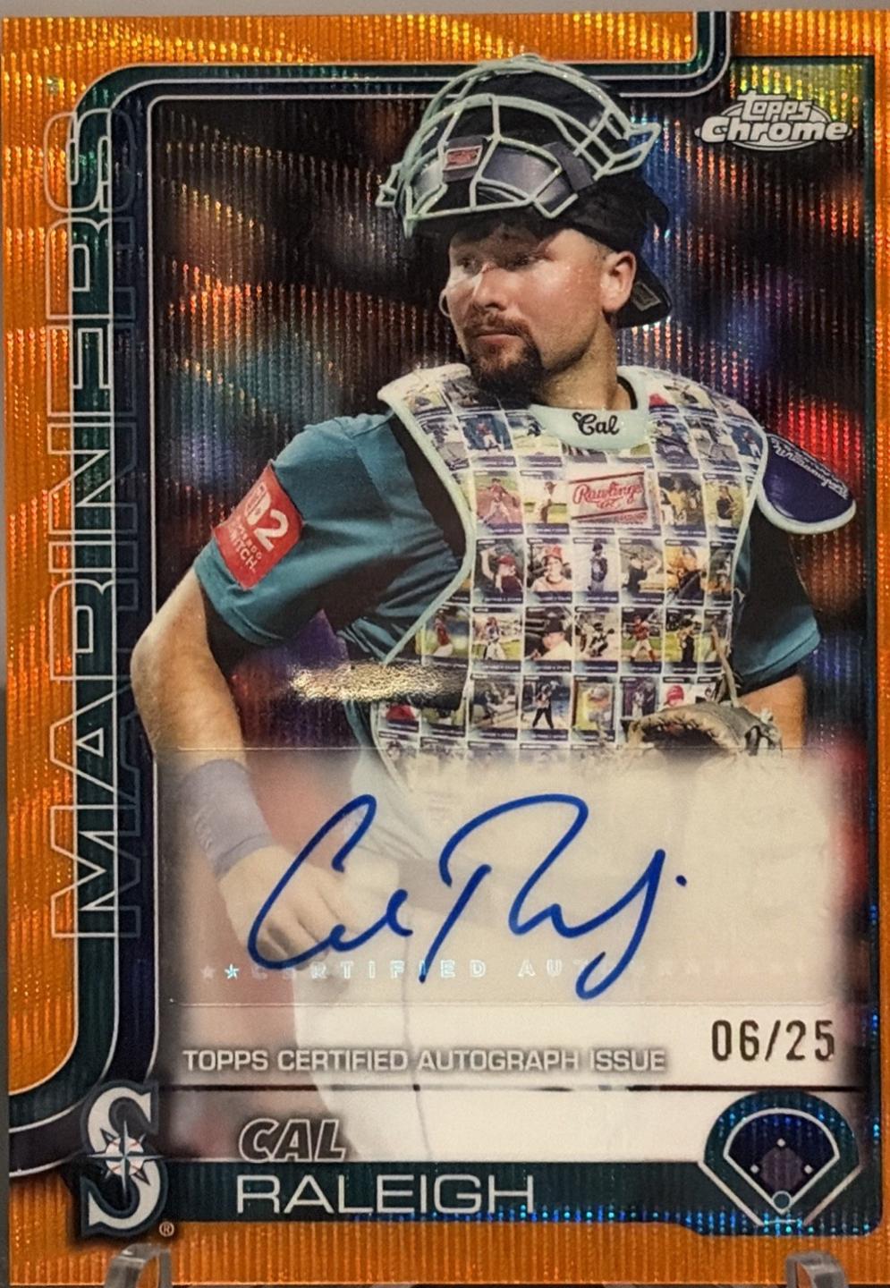 Cal Raleigh [Orange Wave Refractor] #AC-CR