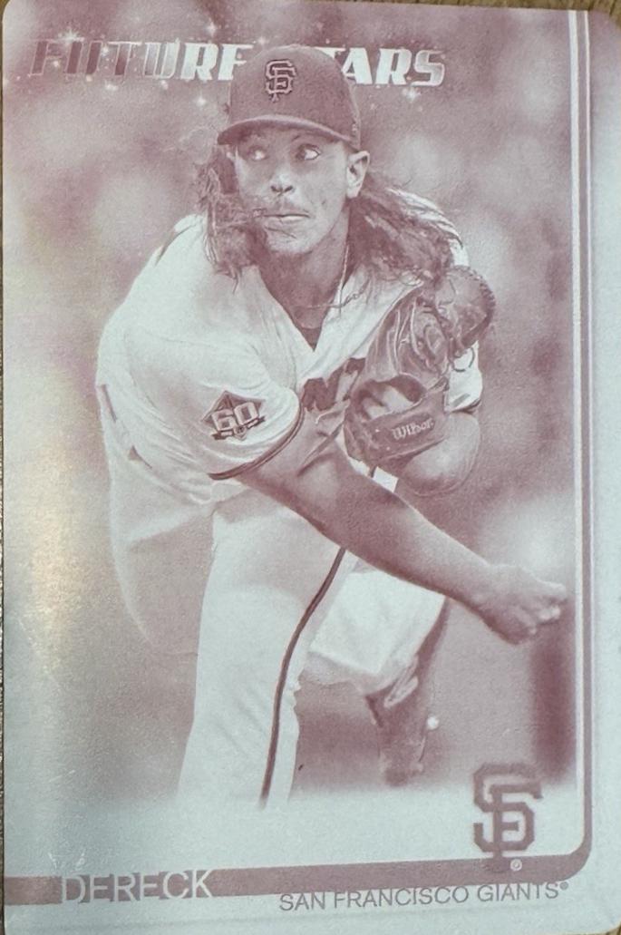Dereck Rodriguez [Printing Plate] #4
