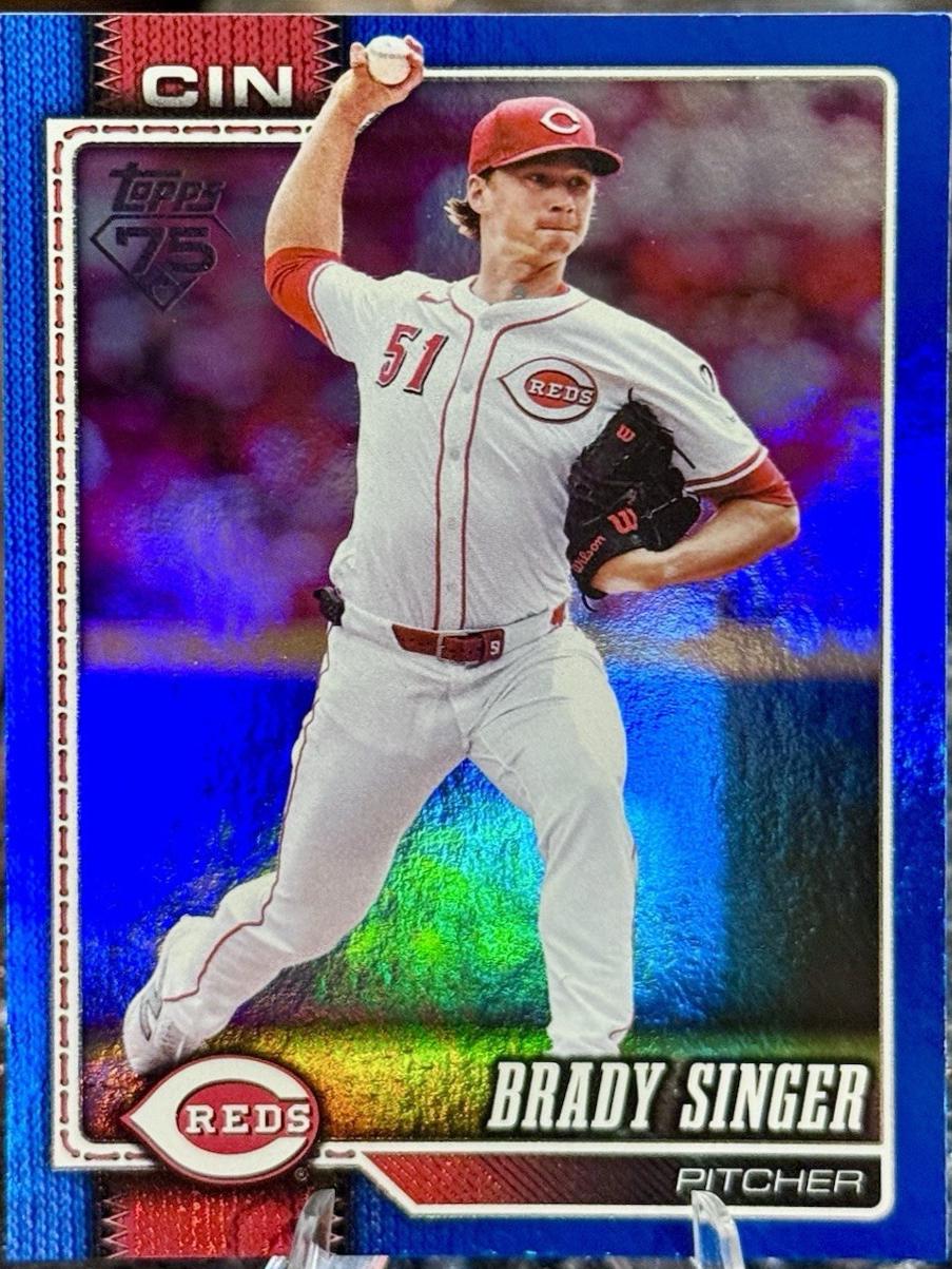 Brady Singer [Blue Rainbow] #282