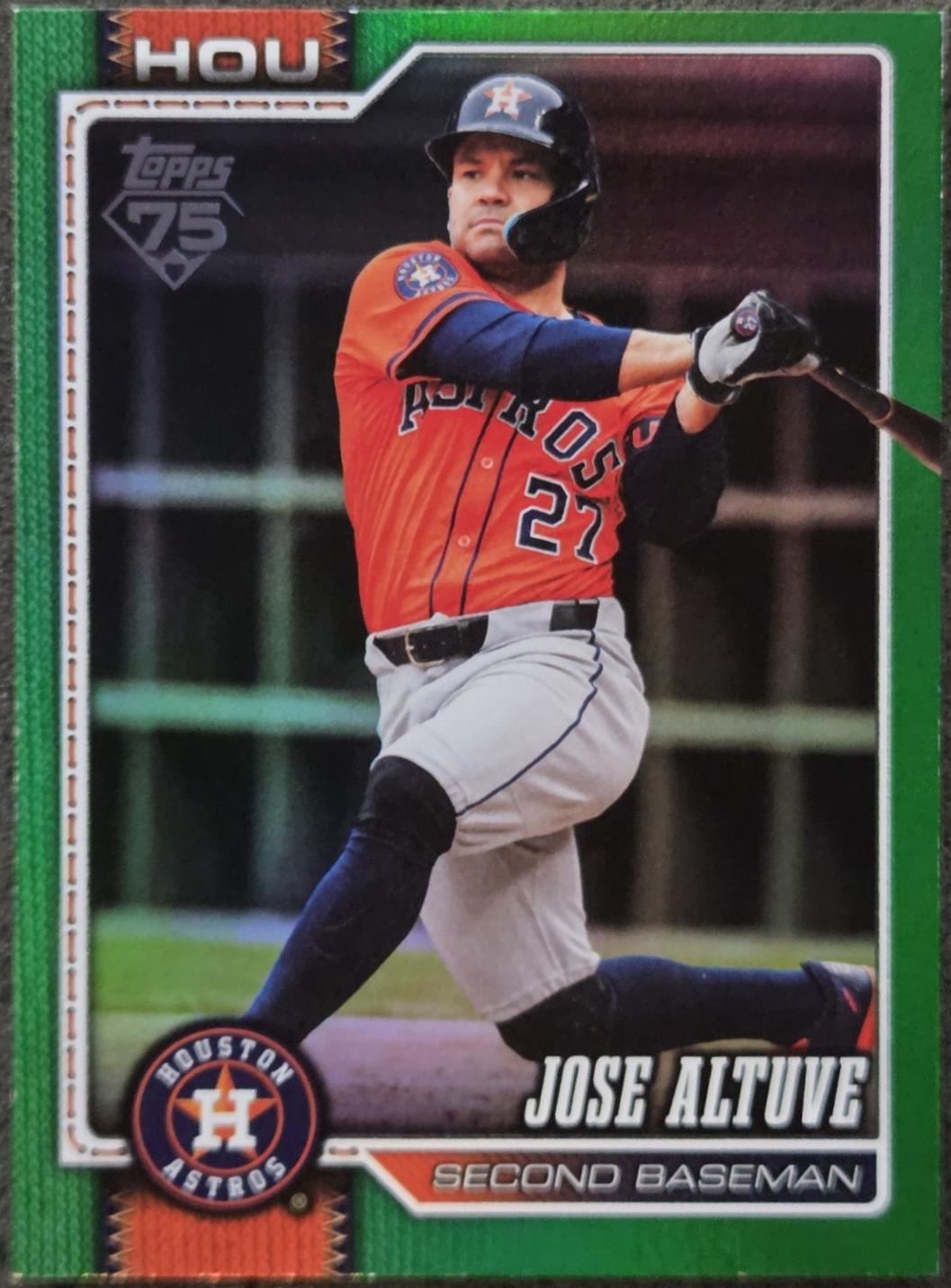 Jose Altuve [Green Rainbow] #278