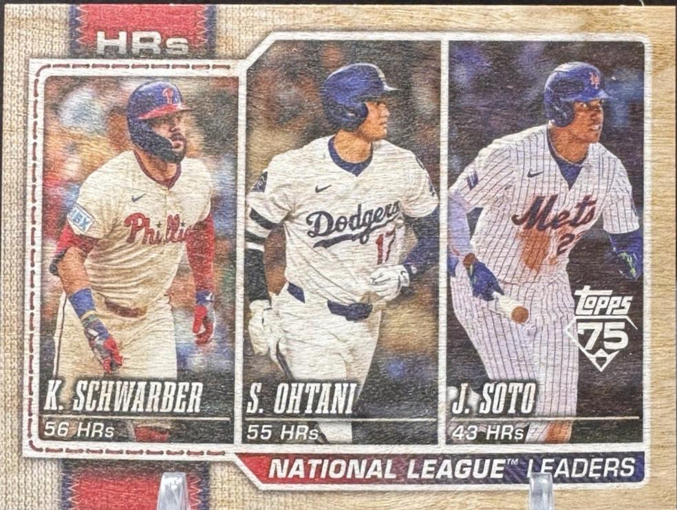 National League Leaders HRs [Wood] #84