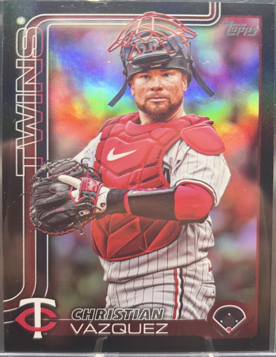 Christian Vazquez [Black Diamante Foil] #US7