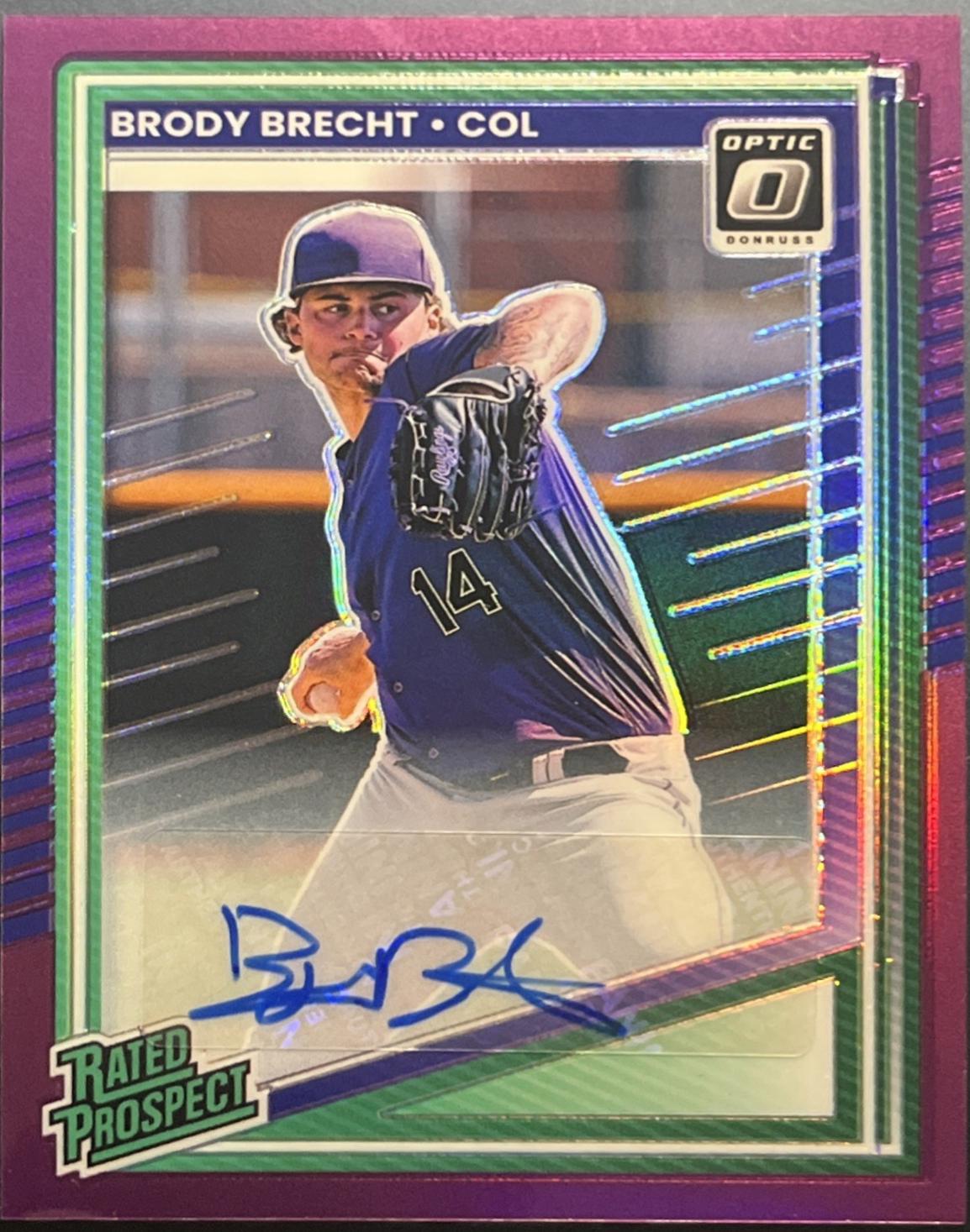 Brody Brecht [Purple Optic Signature] #105