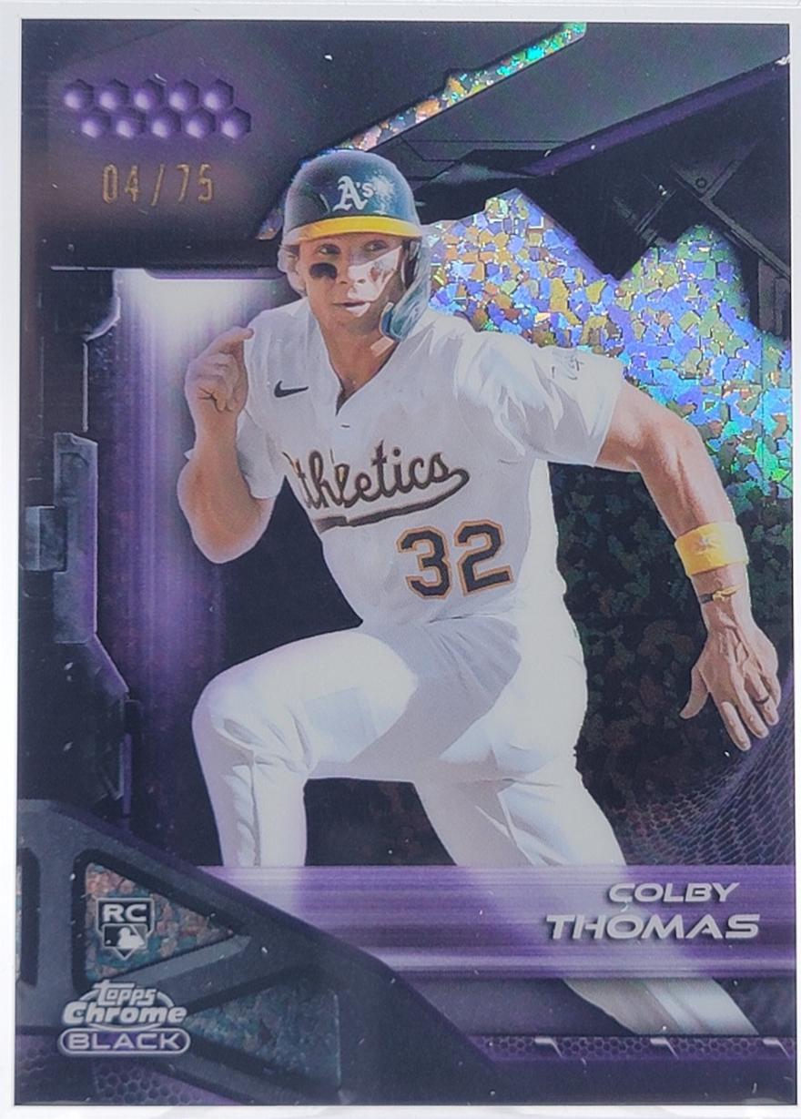 Colby Thomas [Purple Mini-Diamond Refractor] #133