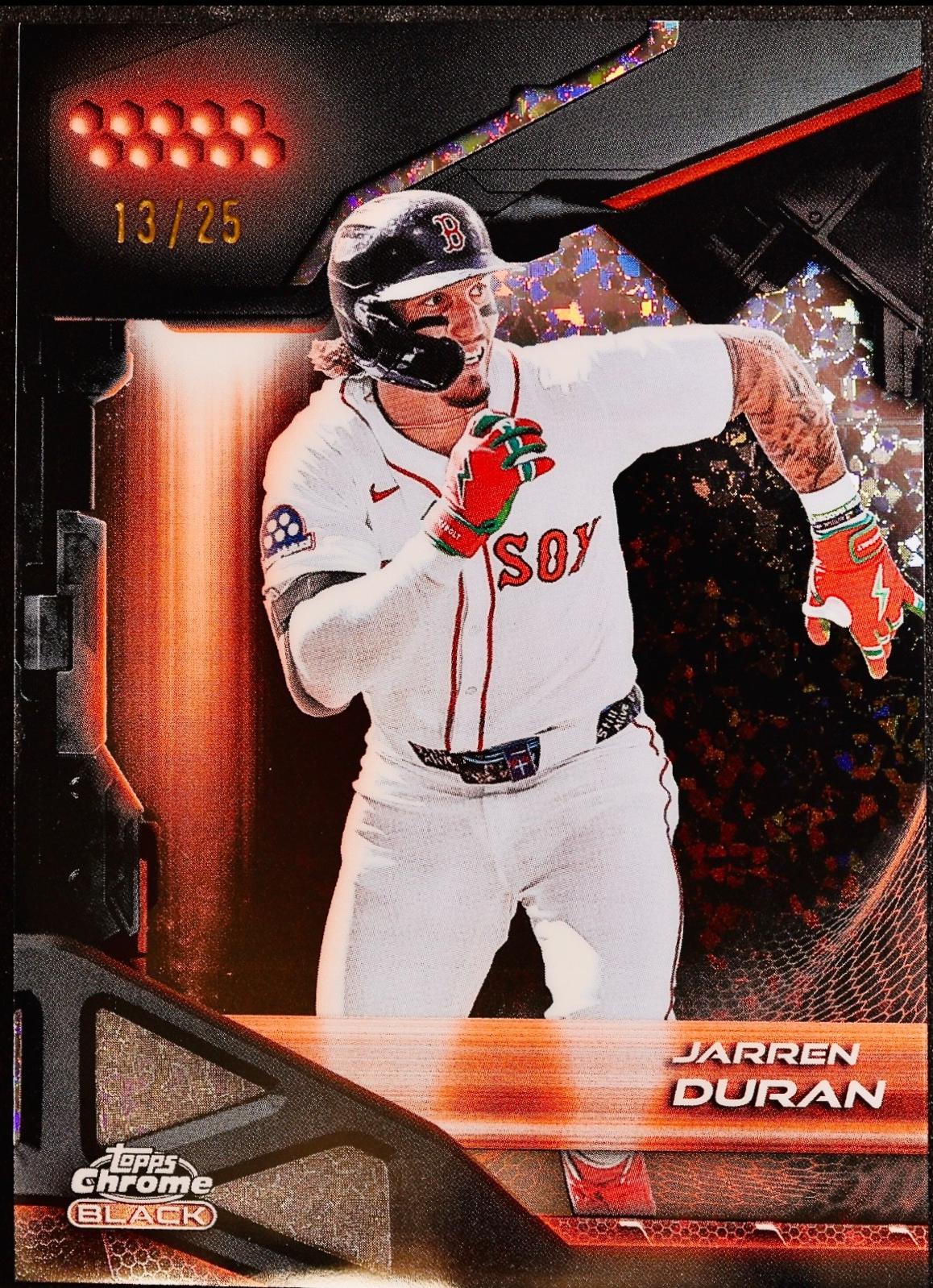 Jarren Duran [Orange Mini-Diamond Refractor] #198