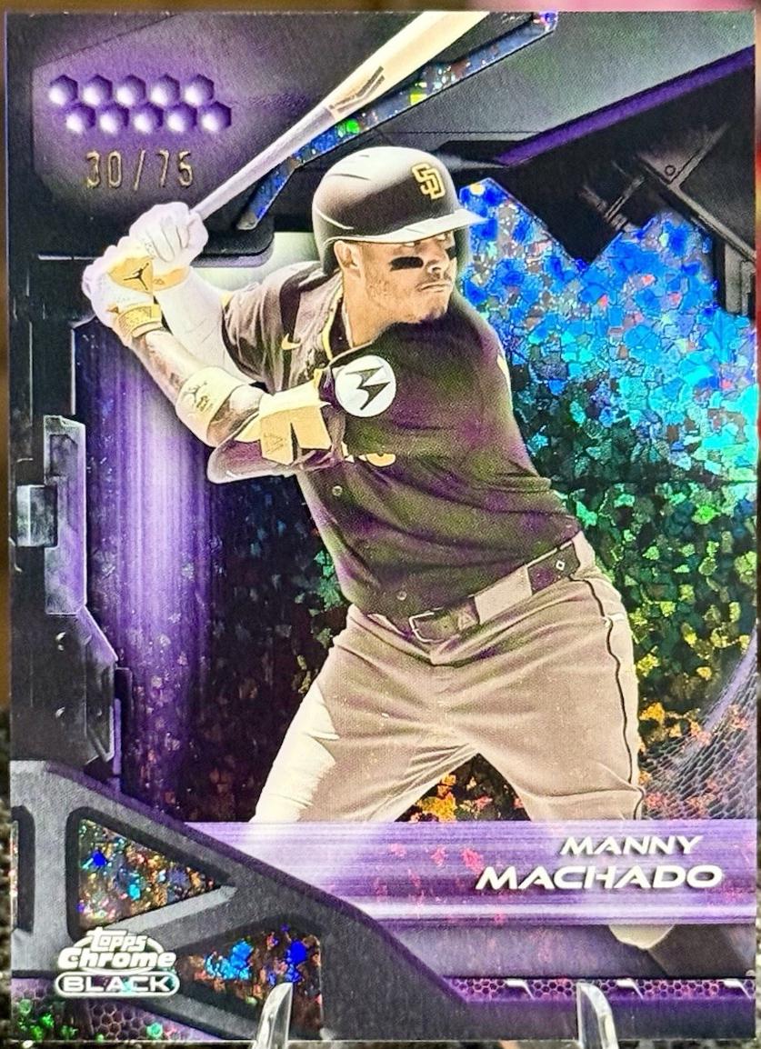 Manny Machado [Purple Mini-Diamond Refractor] #140