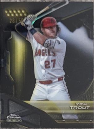 Mike Trout [Gold Refractor] #2