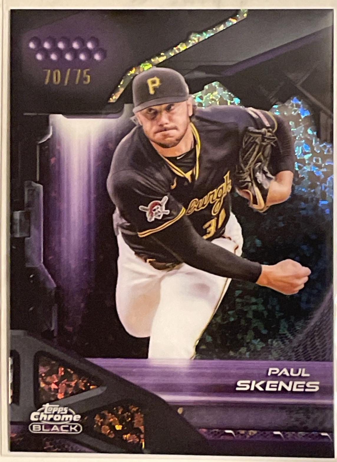 Paul Skenes [Purple Mini-Diamond Refractor] #35