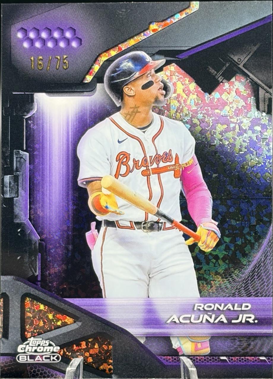 Ronald Acuna Jr. [Purple Mini-Diamond Refractor] #3