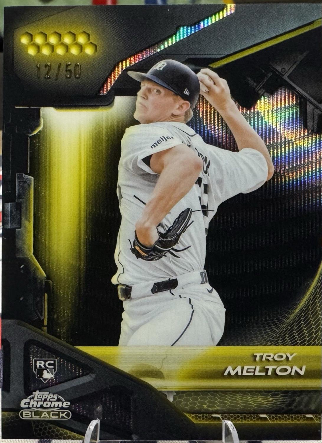 Troy Melton [Gold Wave Refractor] #92