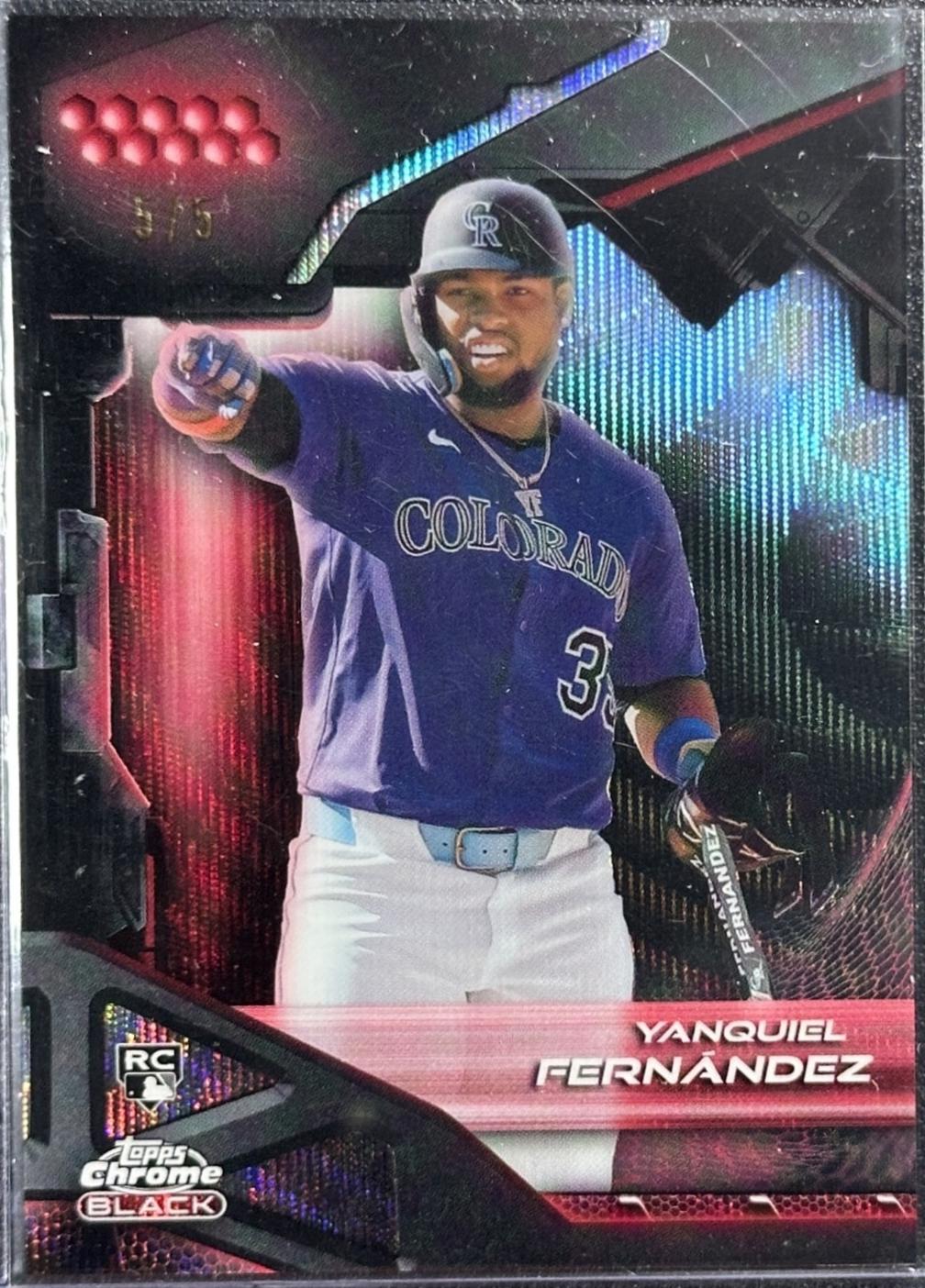 Yanquiel Fernandez [Red Wave Refractor] #186