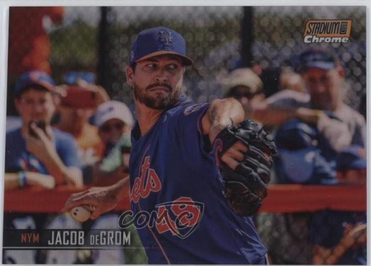 Jacob deGrom [Orange Refractor Variation] #167