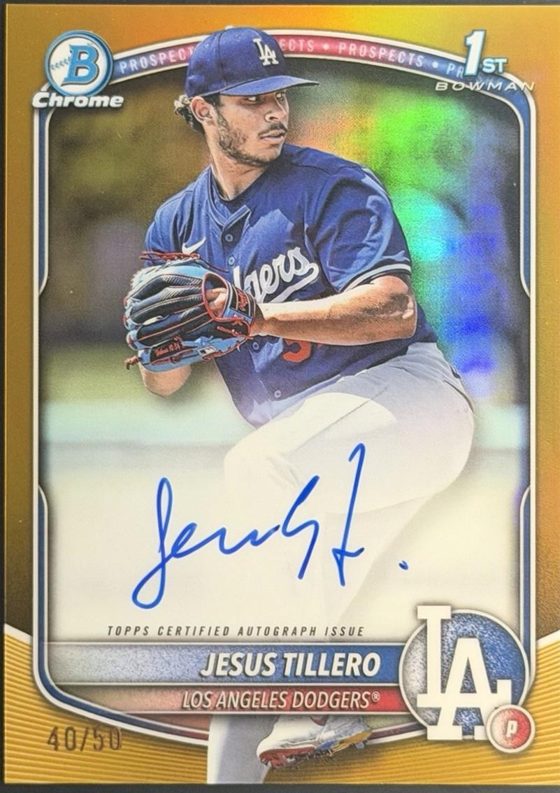 Jesus Tillero [Gold Mojo Refractor] #CPA-JT